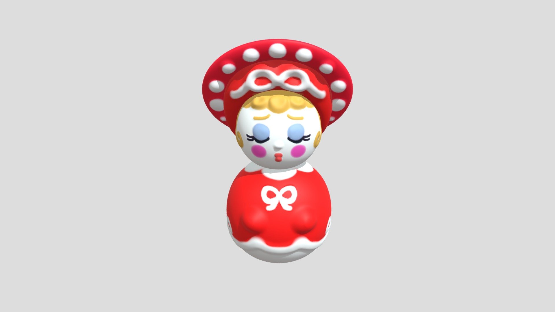 Russian Roly Poly Doll - 3D model by JosiahCho [b28bdd0] - Sketchfab