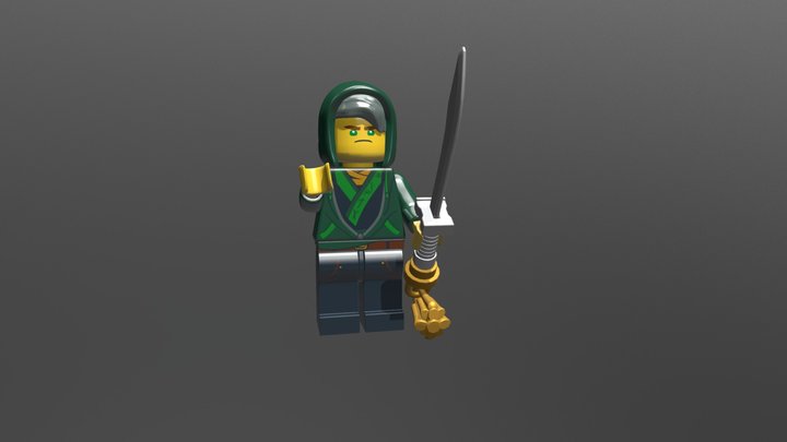 Lego The Ninjago Movie 30609 Lloyd 3D Model