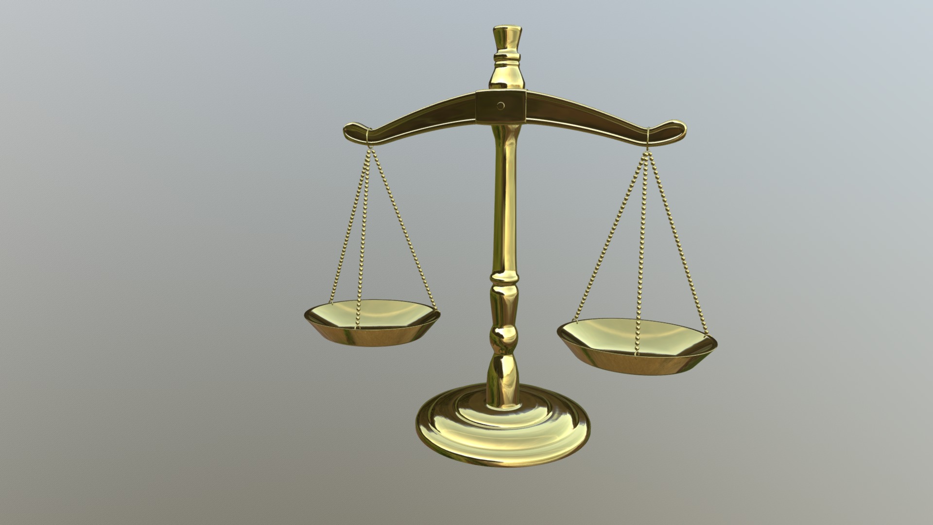 3D model Scales - This is a 3D model of the Scales. The 3D model is about a brass and metal lamp.
