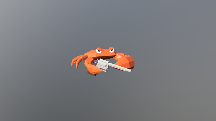 Pistol Crab 3D Model