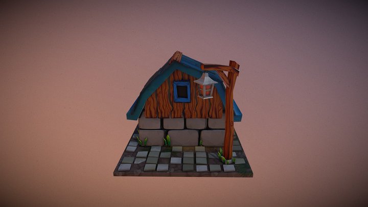 Granero Cartoon 3D Model