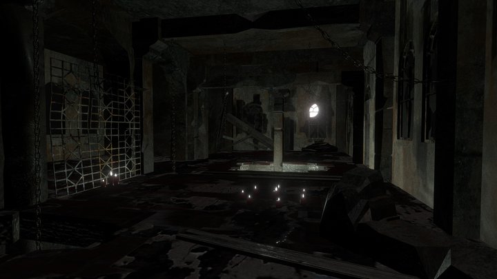 Haunted Space - Abandoned Diplomat Building 3D Model