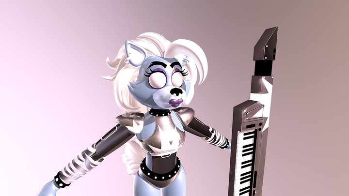 Roxanne Wolf for Blender FNAF 3D Model