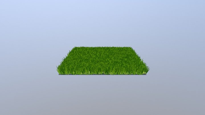 JW Synthetic Grass - Cool Blade 84 3D Model