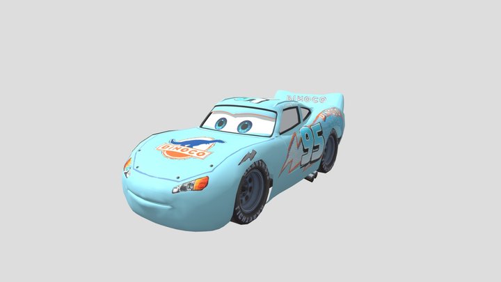lightning mcqueen dinoco GTA V 3D Model