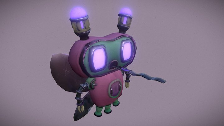Bug Catching Robot 3D Model