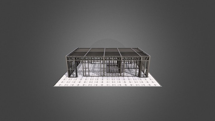 House 65m 3D Model