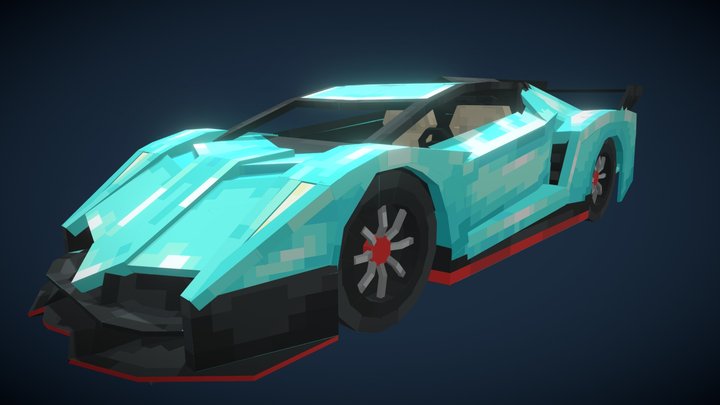 Diamond car 3D Model