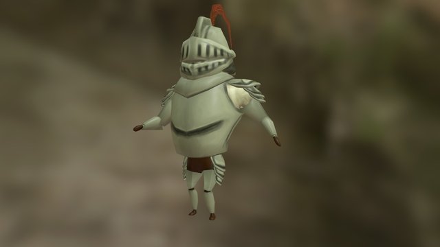 Knight Animated 3D Model