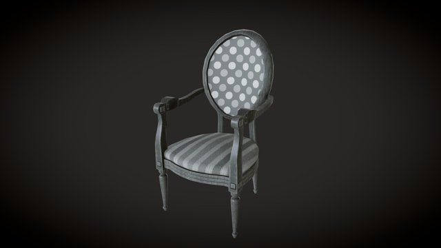 Old Chair 3D Model