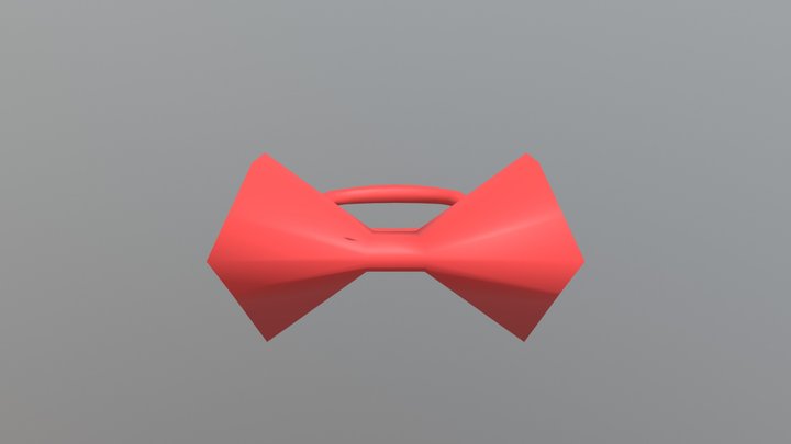 Bow Tie Collar 3D Model