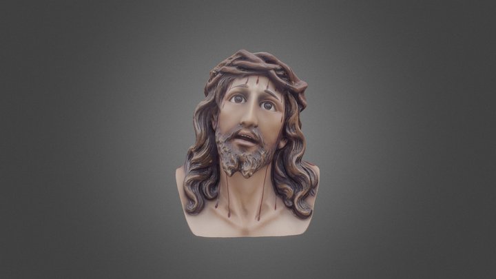 Photogrammetry of bust of Jesus Christ 3D Model