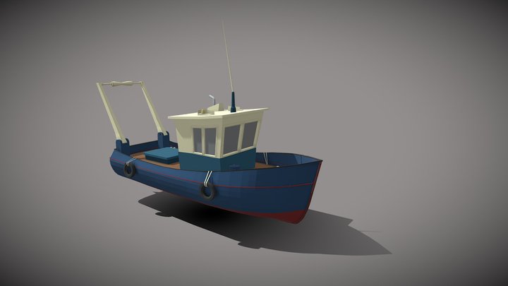 Fishing boat 3D Model