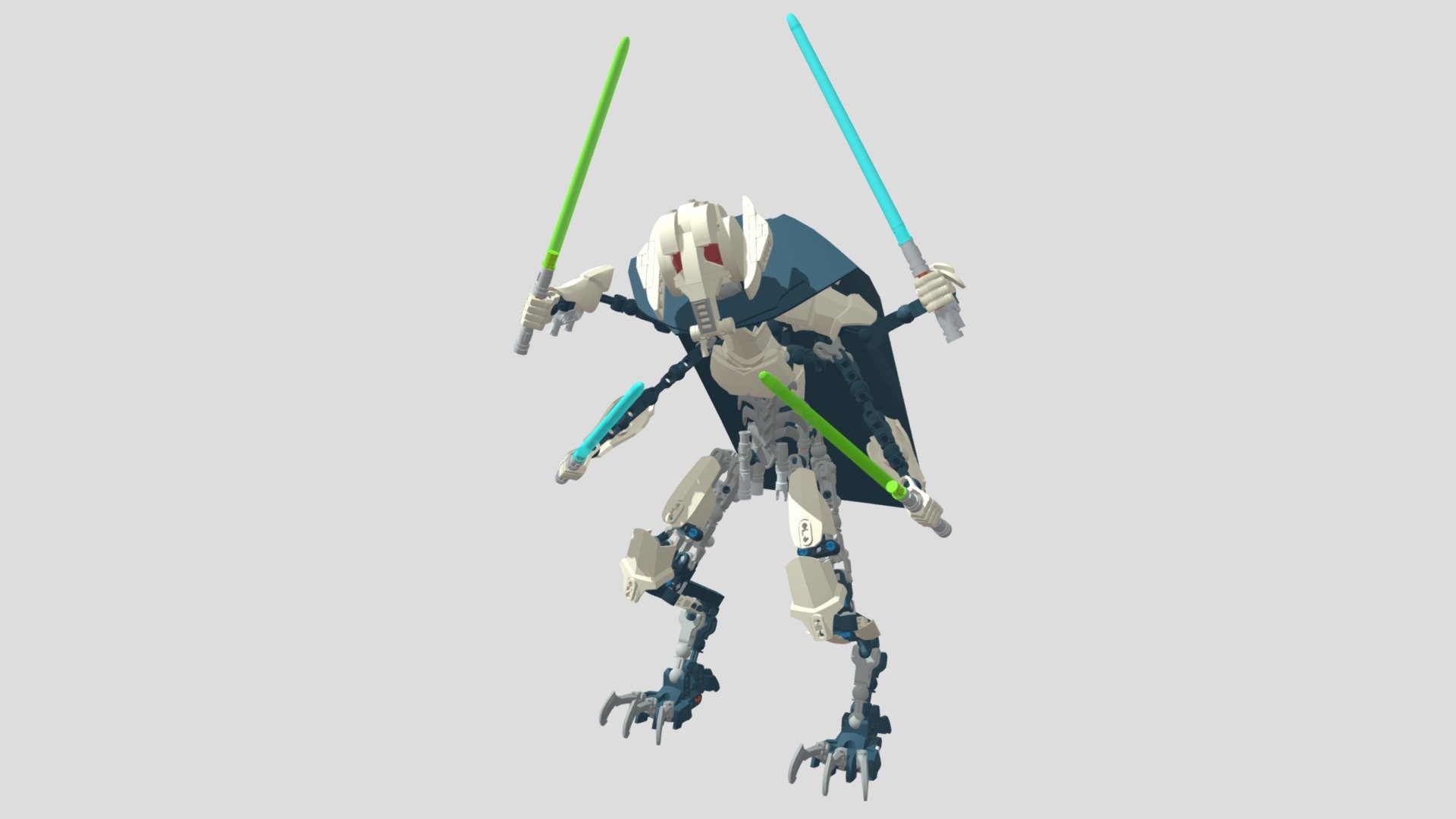 75112 General Grievous pose de batalla- lego - 3D model by julius81 ...