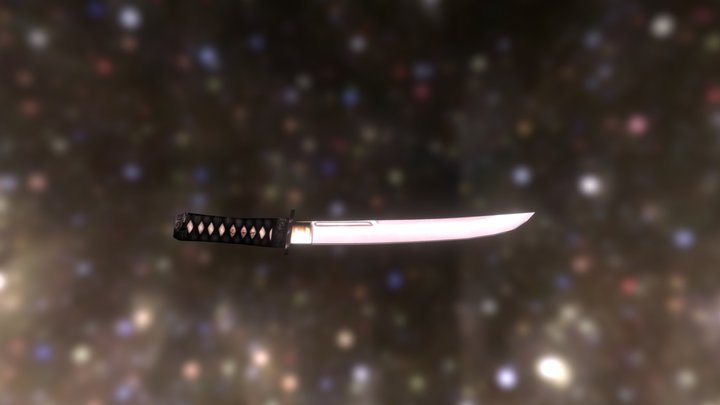 Tanto Dagger 3D Model
