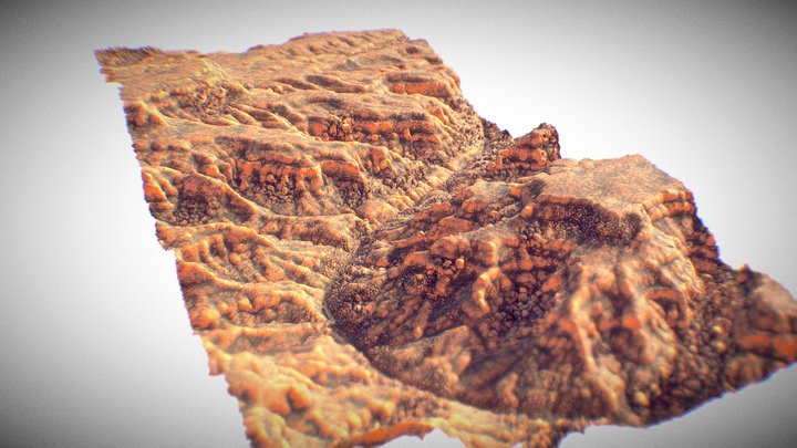 Grand Canyon Quixel Mixer 3D Model