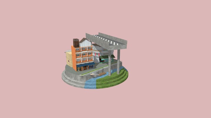 City Scene 3D Model