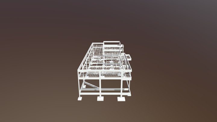 ESTRUTURA SALÃO DE EVENTOS 3D Model