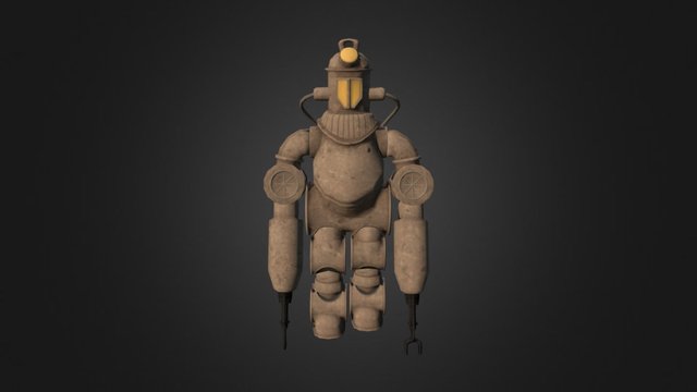 Clunky Diving Suit 3D Model