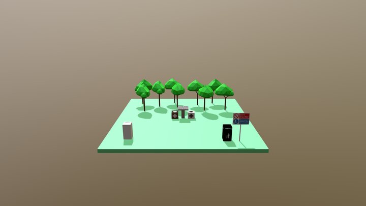 Chess Park 4 3D Model