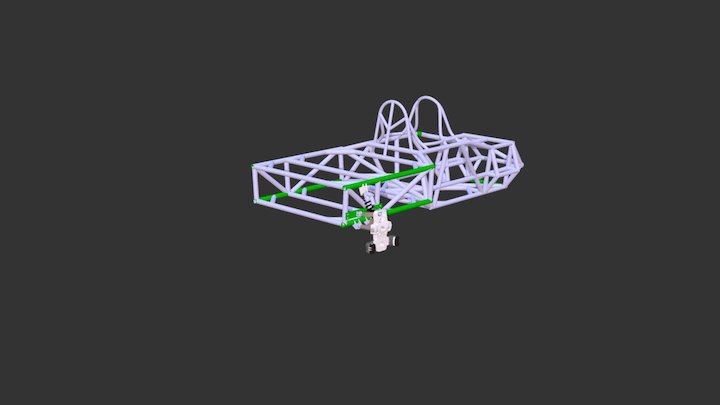 SR2 Rear Suspension Assembly 3D Model