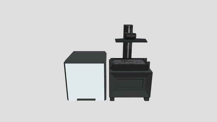 3D Resin Printer 3D Model