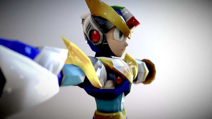 MegaMan X7 - Glide Armor 3D Model