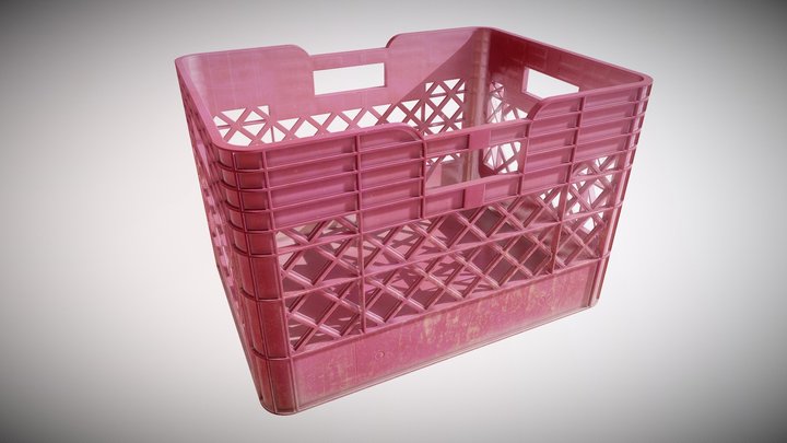 Plastic Crate 01 – Gratis 3D-model STL