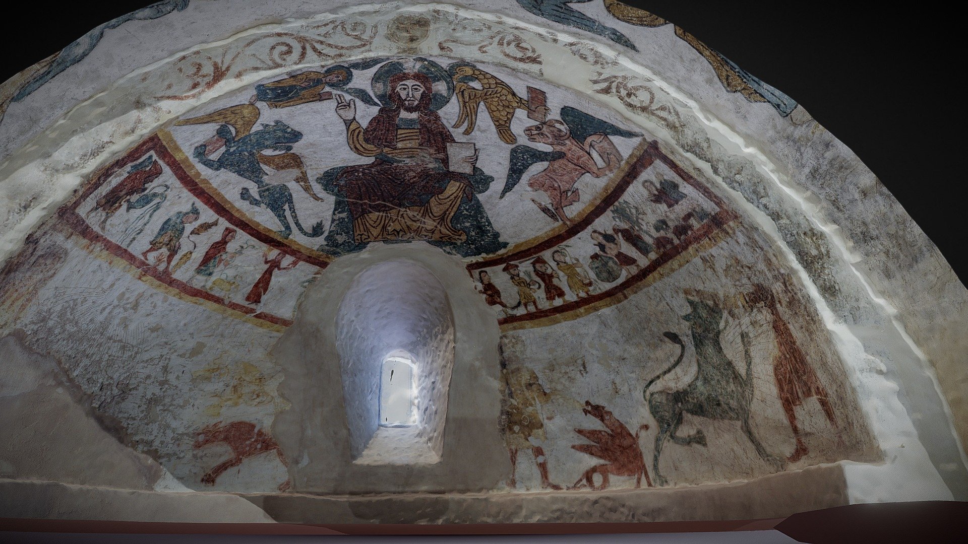 PINTURAS DE LA CRIPTA NORTE DE RODA