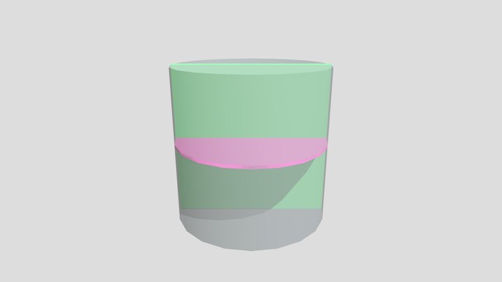 Planos de simetría del cilindro 3D Model