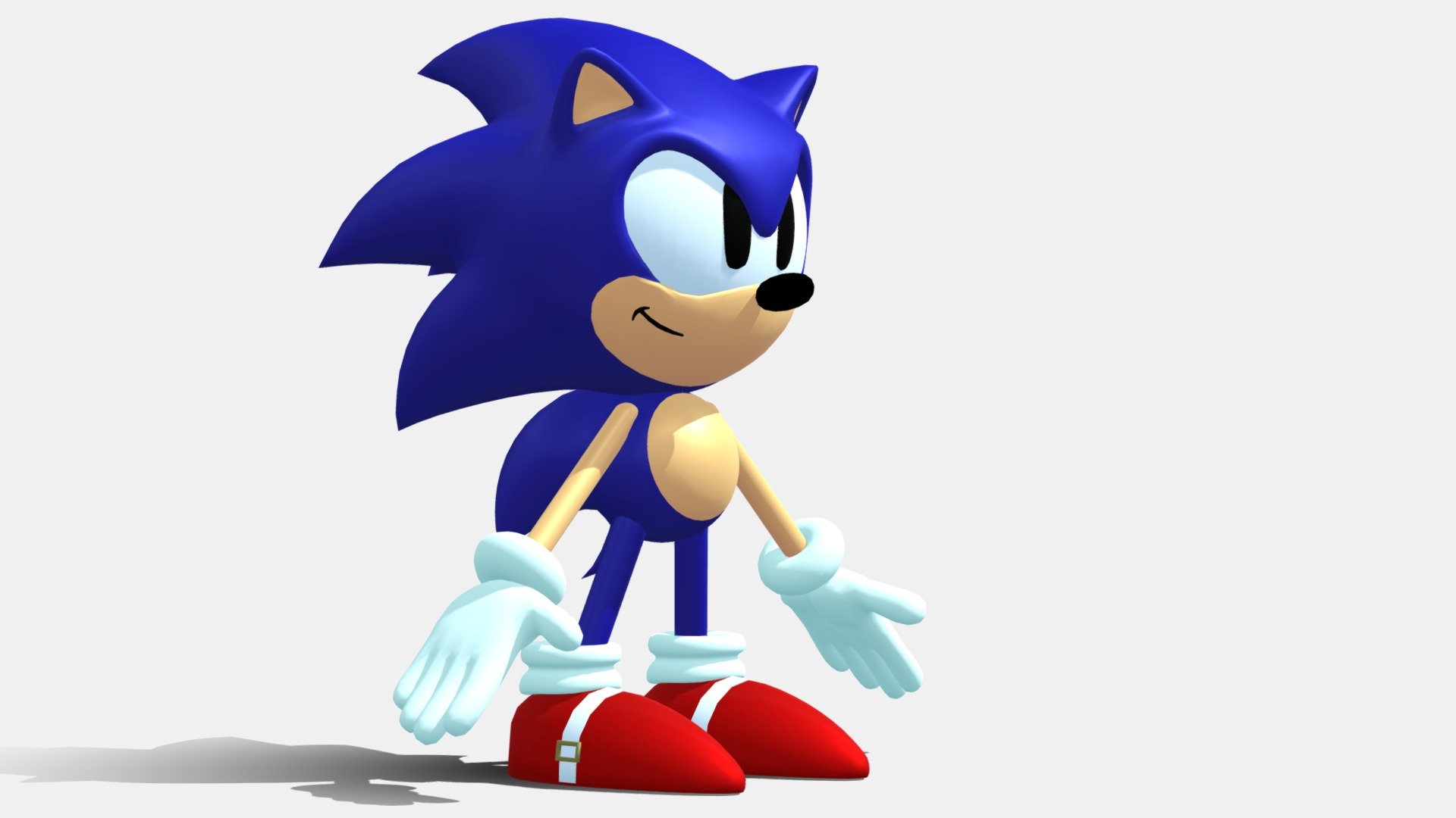 Sonic says opening sprite animation