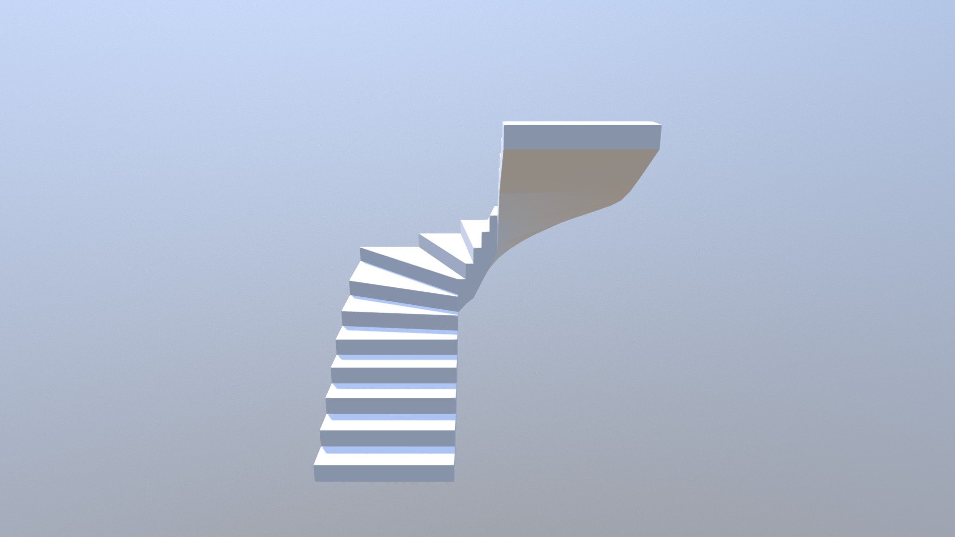 Escalier Balance A Vide - 3d Model By Lg Béton (@lgbeton) [b2a27c2 