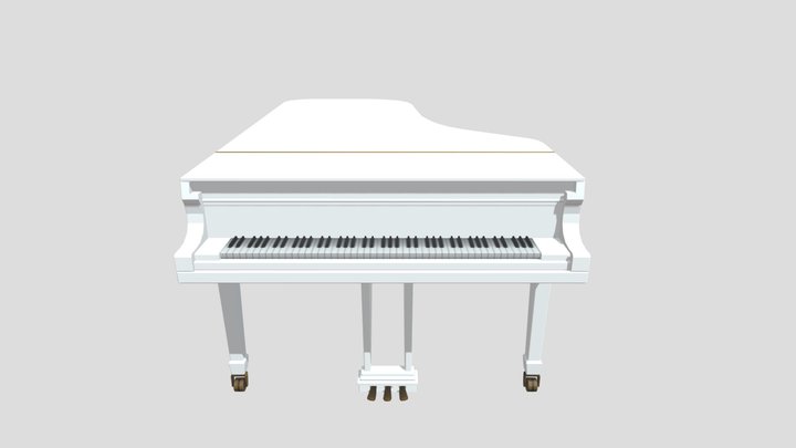 White Grand Piano