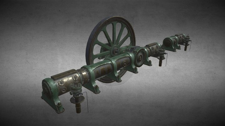 Modular Pumping Machine 3D Model