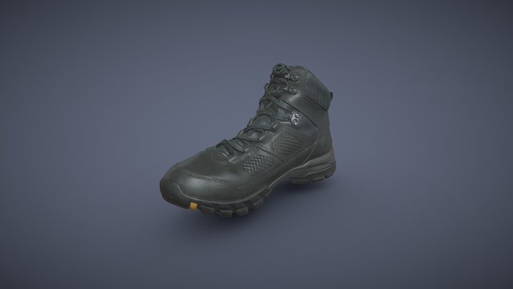 Hiking boot right 3D Model