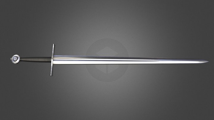 Oakeshott Type XIIa Longsword (Albion Baron) – Free 3D Model STL