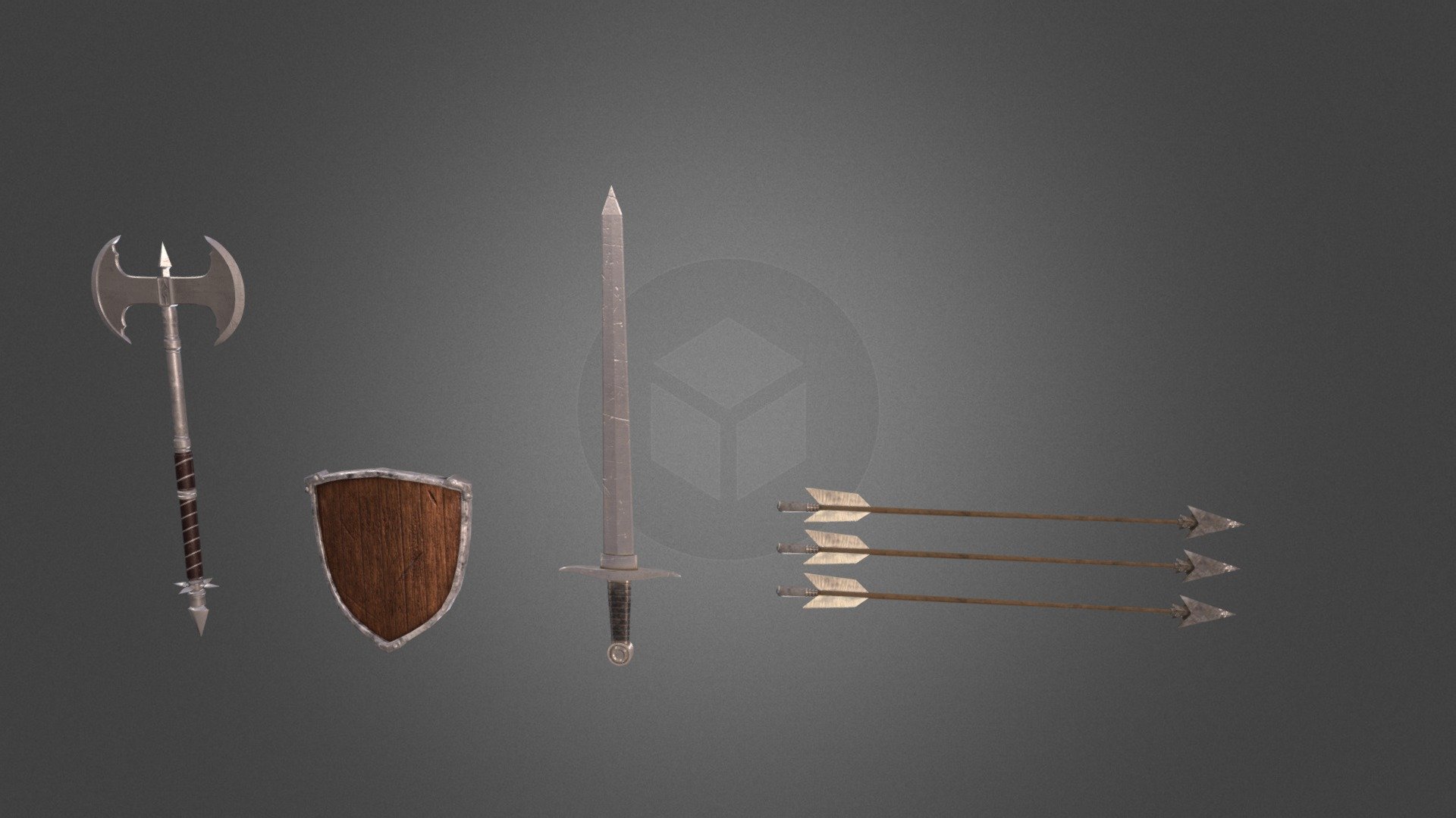 Medieval Weapons Download Free 3d Model By Progressive Dreamer