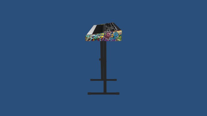 Colourful_paino – Kostenloses 3D-Modell STL