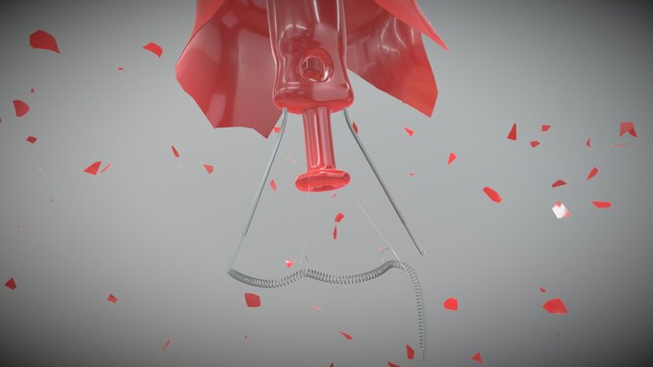 The Red Spot (Frame) 3D Model