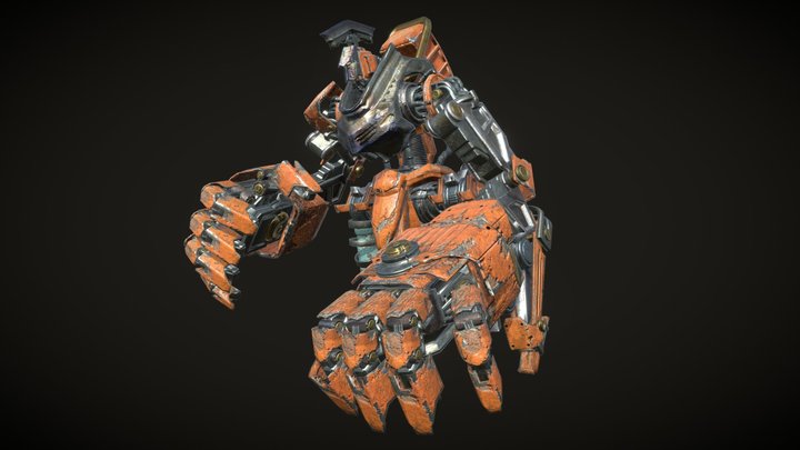 One Punch Mech 3D Model