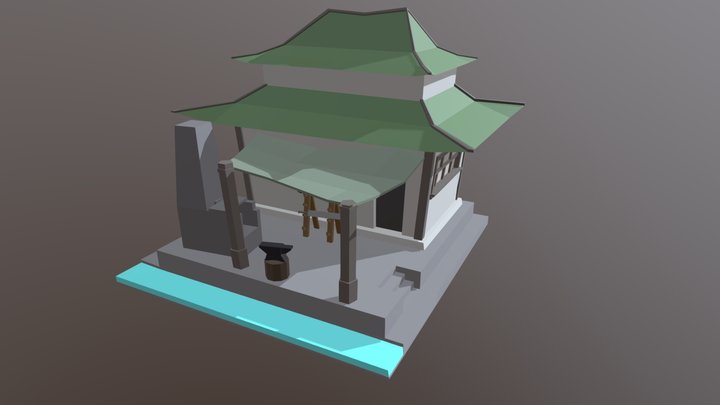 Ancient Chinese smith 3D Model