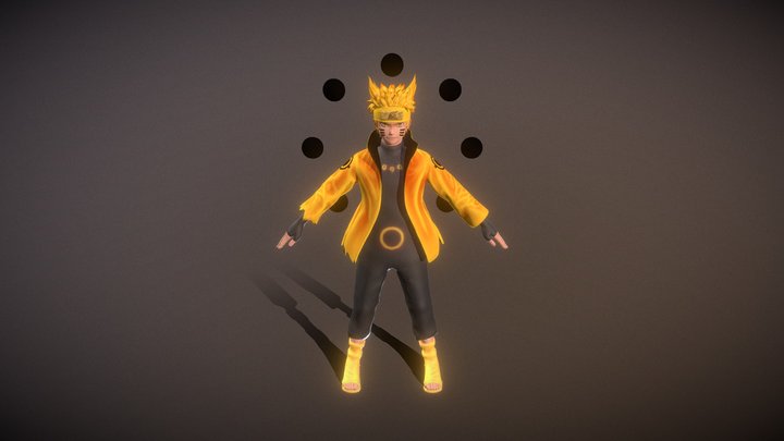 naruto-modo-sabio-de-los-6-caminos 3D Model