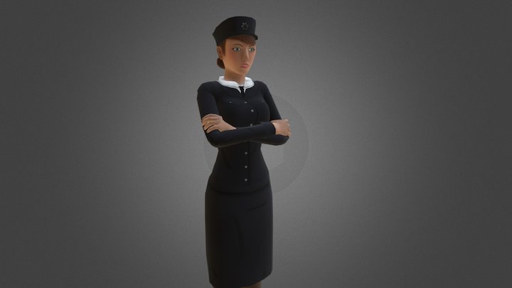 Agent Banks 3D Model
