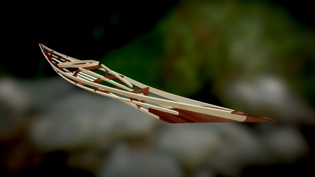 Disko Bay Kayak by Dave Gentry 3D Model