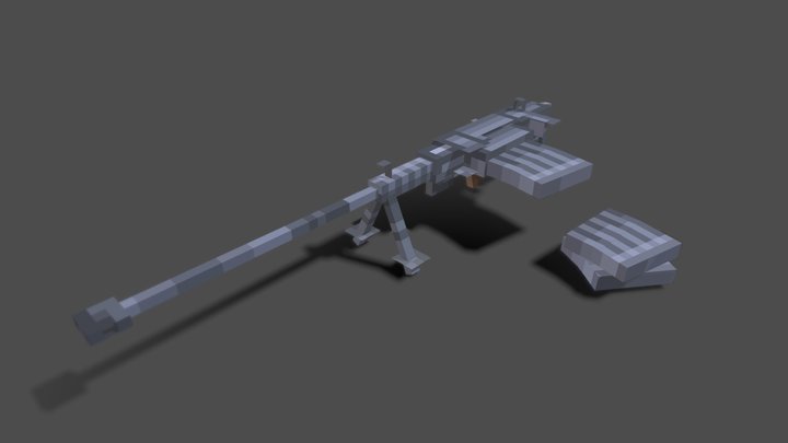 Anti tank rifle 3D Model