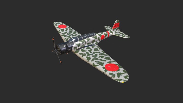 Nakajima B5N2 Kate (Midway 1942) 3D Model