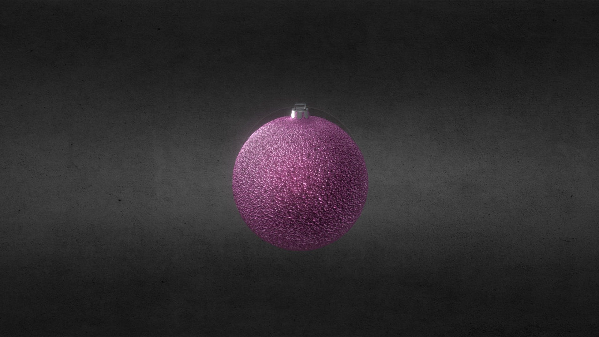 Christmas Pink Glitter Ball