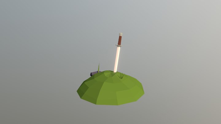 Swordy Grass 3D Model