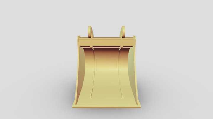 Ківш 3 м куб CAT 349 (CW55) 3D Model