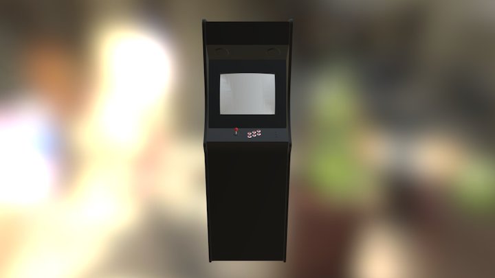 Arcade Cabinet 3D Model
